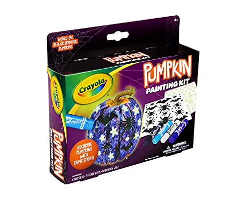 Kit décoration citrouille phosphorescent Crayola sans découpe - 4