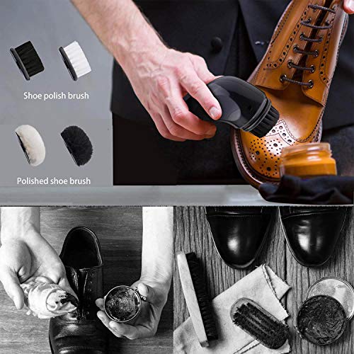 Electric Shoe Shine Kit, Electric Shoe Polisher Brush Shoe Shiner Dust Cleaner Portable Leather Care Kit for Shoes2