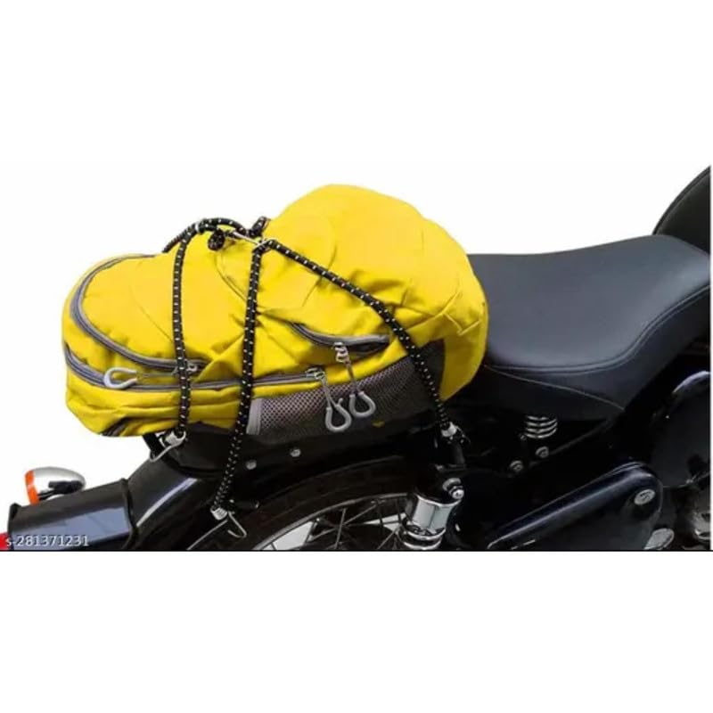 COPY LINE 2 Meter Cloths Drying Ropes |Black Colour | Bungee Cord | Ropes with HOOKES,Pack of 1 3