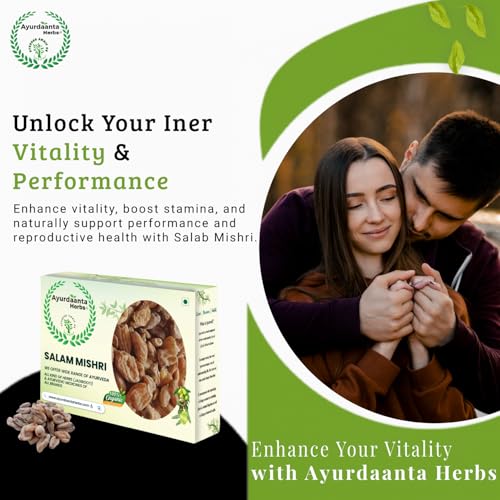 Image of Ayurdaanta Herbs - Salam Mishri /सालब मिश्री | Salab Mishri /सालब मिश्री | Polygonatum Verticillatum - 100% Pure & Original (10 Gram)