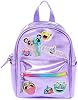 Emojical Lilac Metallic Purple Mini Backpack