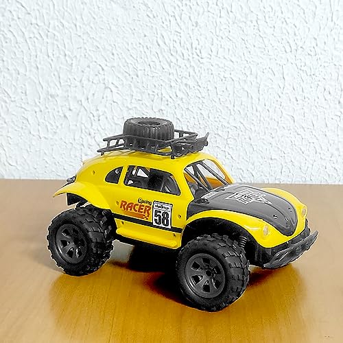 Fusca de Brinquedo com Controle Profissional Rápido Recarregável Pneus Borracha