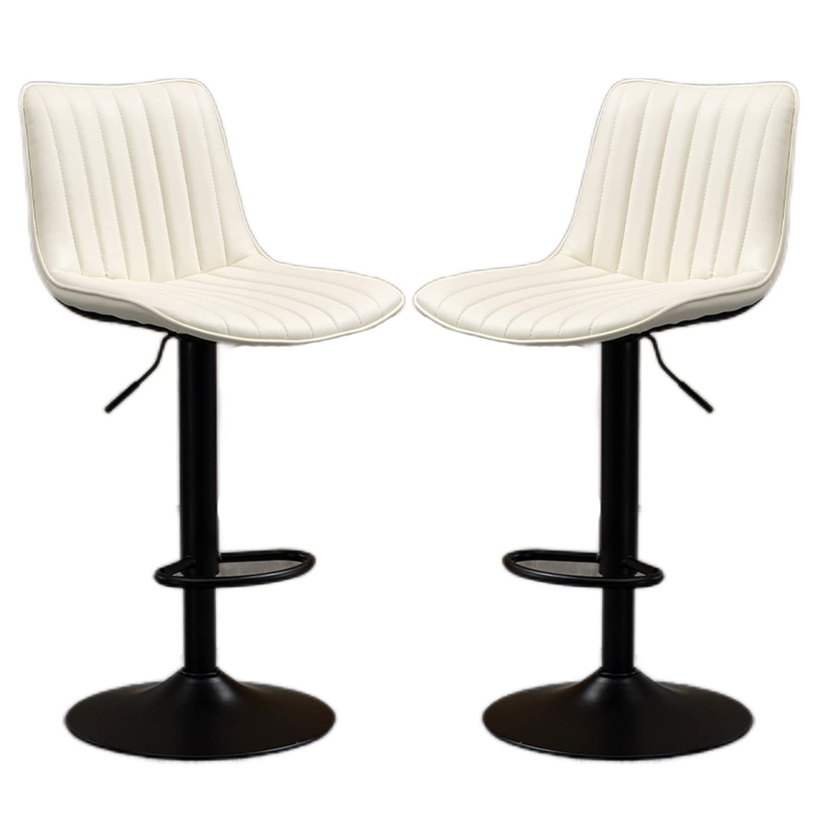 Chaise de salle à manger en cuir PU et métal de qualité supérieure