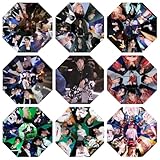 王一博 ワン・イーボー 傘 折りたたみ傘 日傘 雨傘 折りたたみ傘 折り畳み傘 コスプレ小物 萌えグッズ ワンタッチ自動 晴雨兼用 軽量 耐風 梅雨対策 台風対応 丈夫 遮光 紫外線遮断 日焼け防止 誕生日 プレゼント 贈り物 記念品 (3) [並行輸入品]