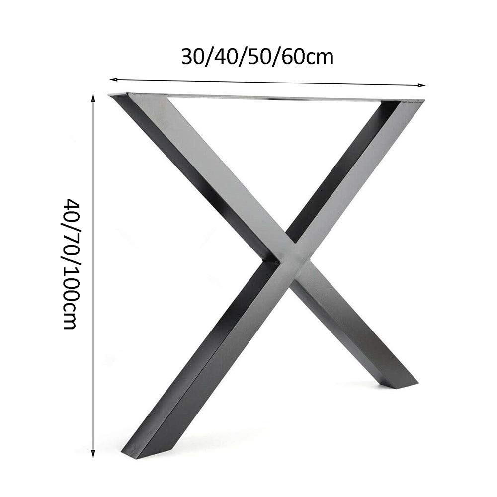 Amazon｜WQSQ アイアンレッグ X型 テーブル脚 DIY 家具脚 ブラック