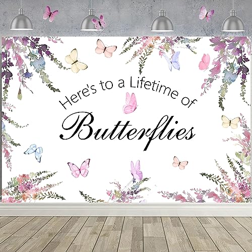 Toile de fond papillon aquarelle sublimez votre enterrement de vie de jeune fille