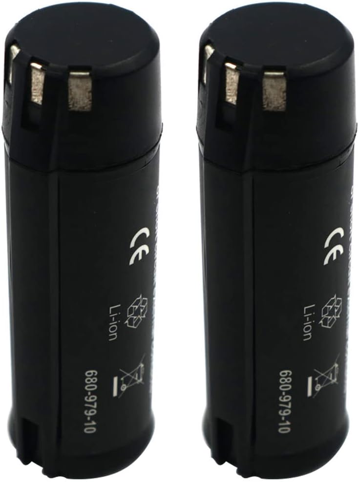 HeShunChang 2 paquetes de 2000 mAh batería RYO4A batería de iones de litio 4 V reemplazo para RYOBI 4V batería Tek4 AP4001