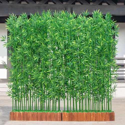 Faux bambou plus vert pour masquer un vis-à-vis intérieur de maison - 8