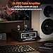 Douk Audio Bluetooth Tube Amp: 300W x2 TPA3255 2 Channel Stereo Power Amplifier – Dual VU Meters & Super Bass – for Home Theater & Hi-Fi Systems (T6 PRO)
