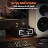 Douk Audio Bluetooth Tube Amp: 300W x2 TPA3255 2 Channel Stereo Power Amplifier Dual VU Meters & Super Bass for Home Theater & Hi-Fi Systems (T6 PRO)