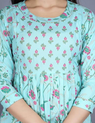 Image of Women's Maternity Kurti for Feeding Zippers |Easy Breastfeeding Kurti for Nursing Pre and Post Pregnancy (Combo of 2 Kurti)