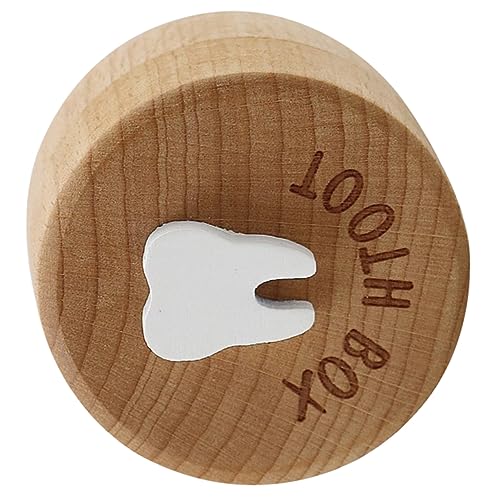 SUPVOX Cute Tooth Box for Boys and Girls Tooth Case Fetal Hair Storage Collector Organizer Keepsake Multi-functional Sturdy Design