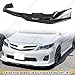 HHENGYISOUL Primer Black Aerodynamic Front Bumper Splitter Lip,Spoiler Body Kit for Toyota Corolla 2011-2013