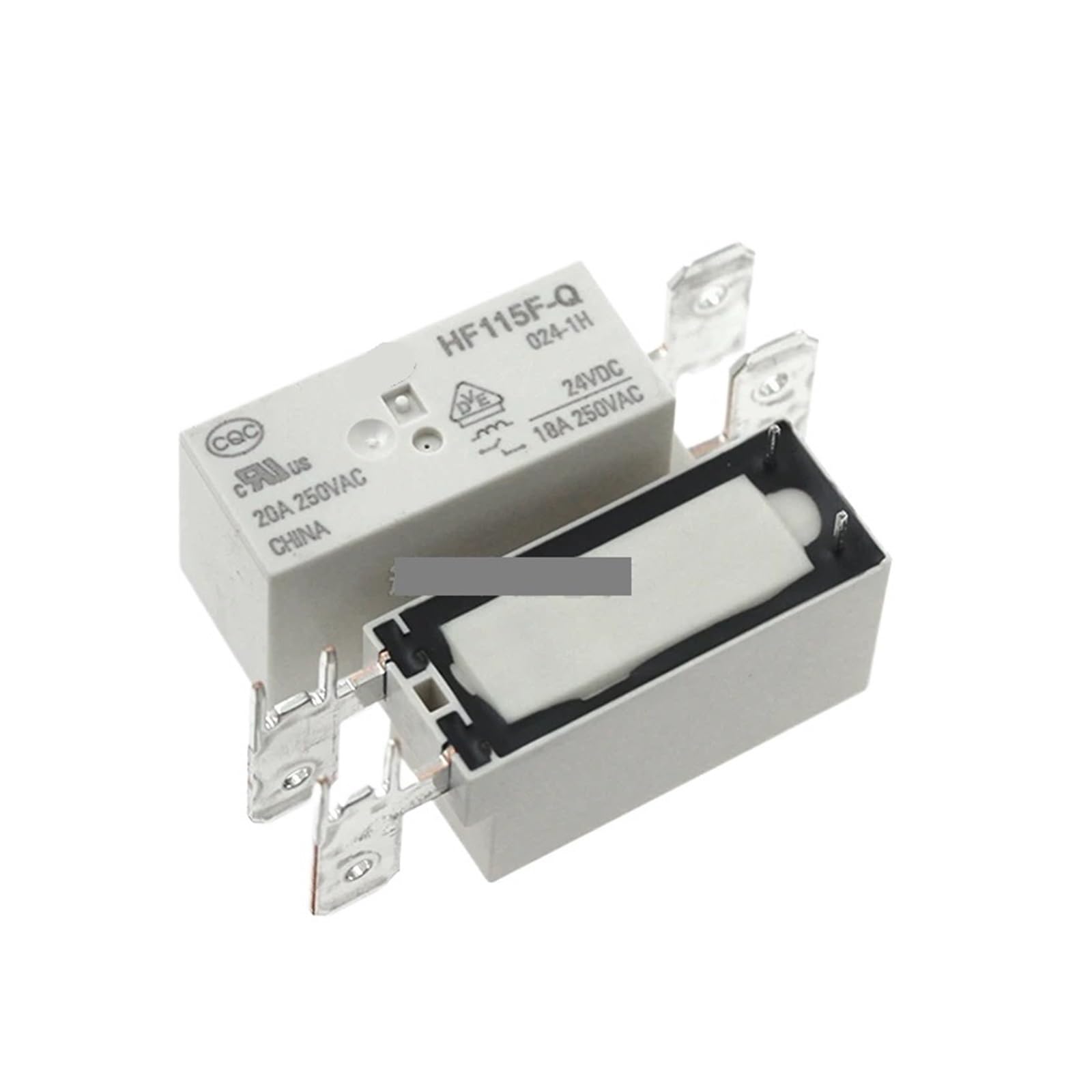 PKNVKZIDK 5Pcs HF115F-Q-024-1H 20A 24V Power Relay