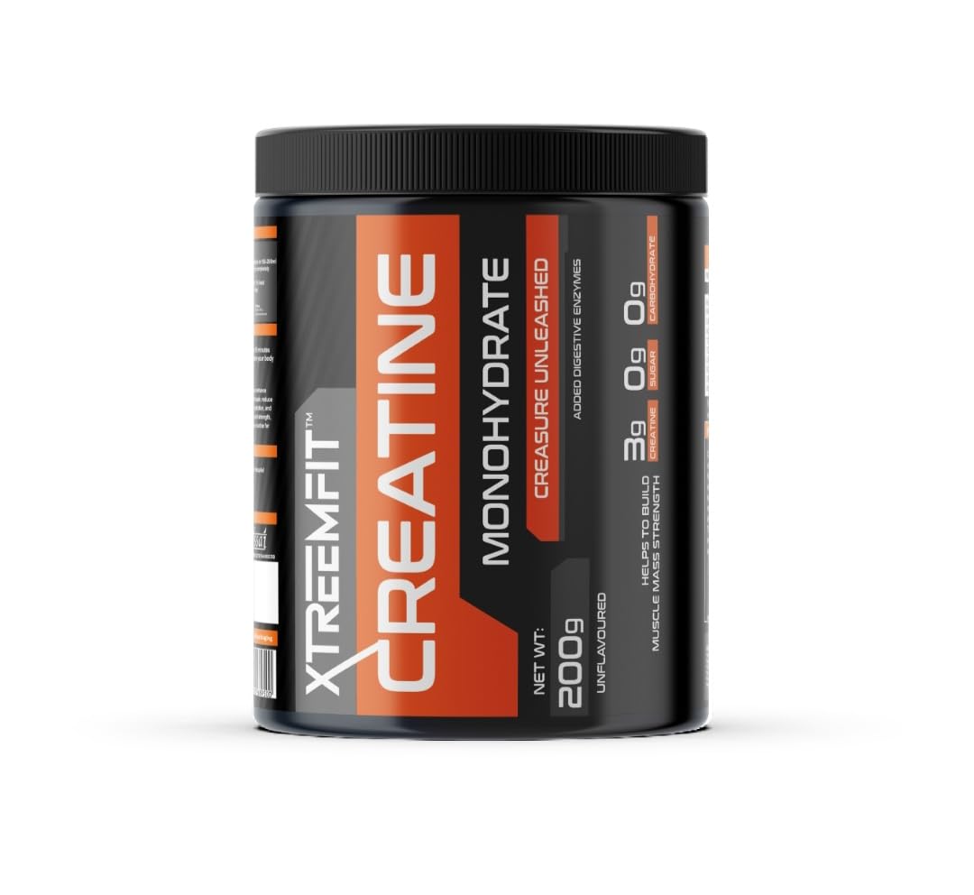 XtreemFit Creatine Monohydrate 200g, 100% Pure Micronized Creatine for Muscle Gain, Strength & Workout Performance, Fast-absorbing, Unflavored Creatine Supplement for Men & Women (B0D9DNLP85) Amazon Price History, Amazon Price Tracker