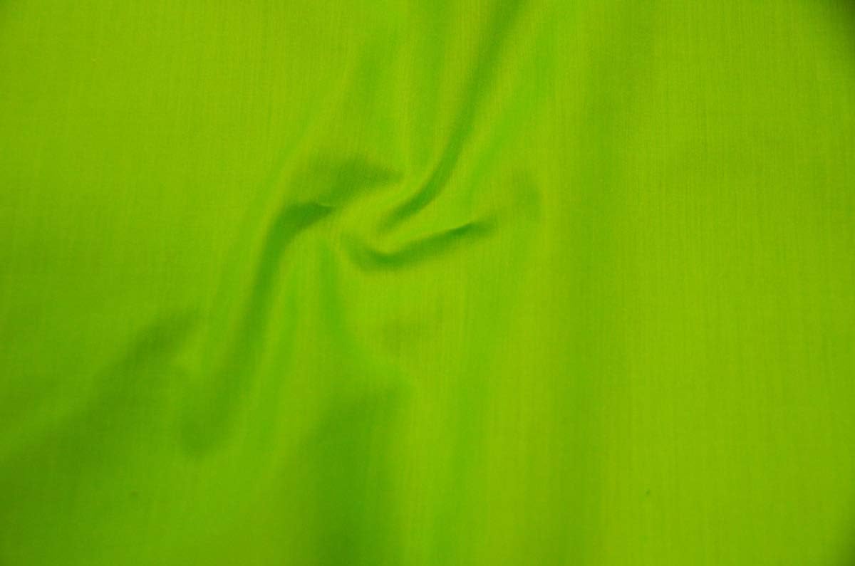 Sedona Designz, Inc. 60" Wide Premium Cotton Blend Broadcloth Fabric by The Yard (Lime Green)
