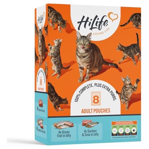 HiLife Adult Wet Cat Food with Ocean Fish Cover