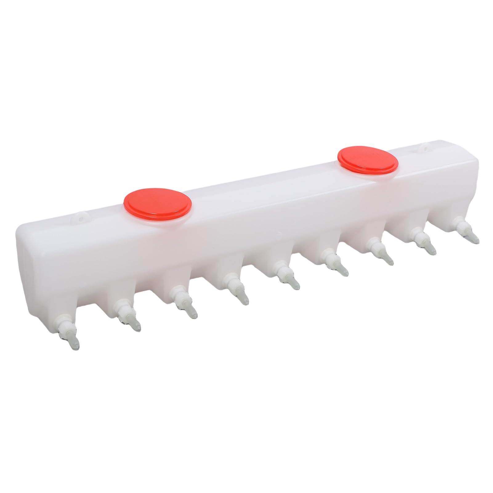 Topiky Comedero para Corderos con 9 Tetinas Alimentador de Leche Portátil para Corderos Cabras, Equipo de Alimentación de Animales de Granja Multifuncional, Alimentador de Bebidas de Plástico ABS