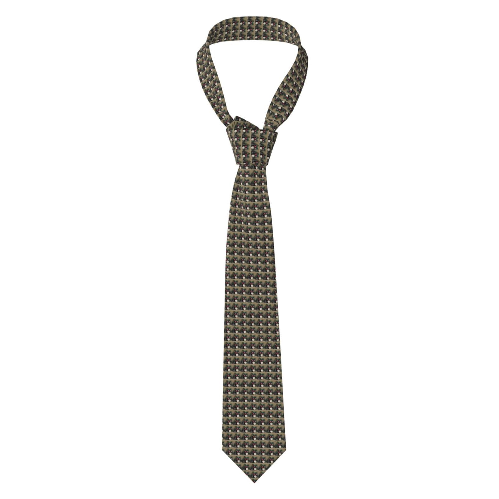 Jazz drum Print Men's Tie Men Skinny Tie Classic Elegant Necktie for Business Wedding Party