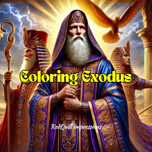 Coloring Exodus: A Visual Journey from Bondage in Egypt to Redemption in the Wilderness