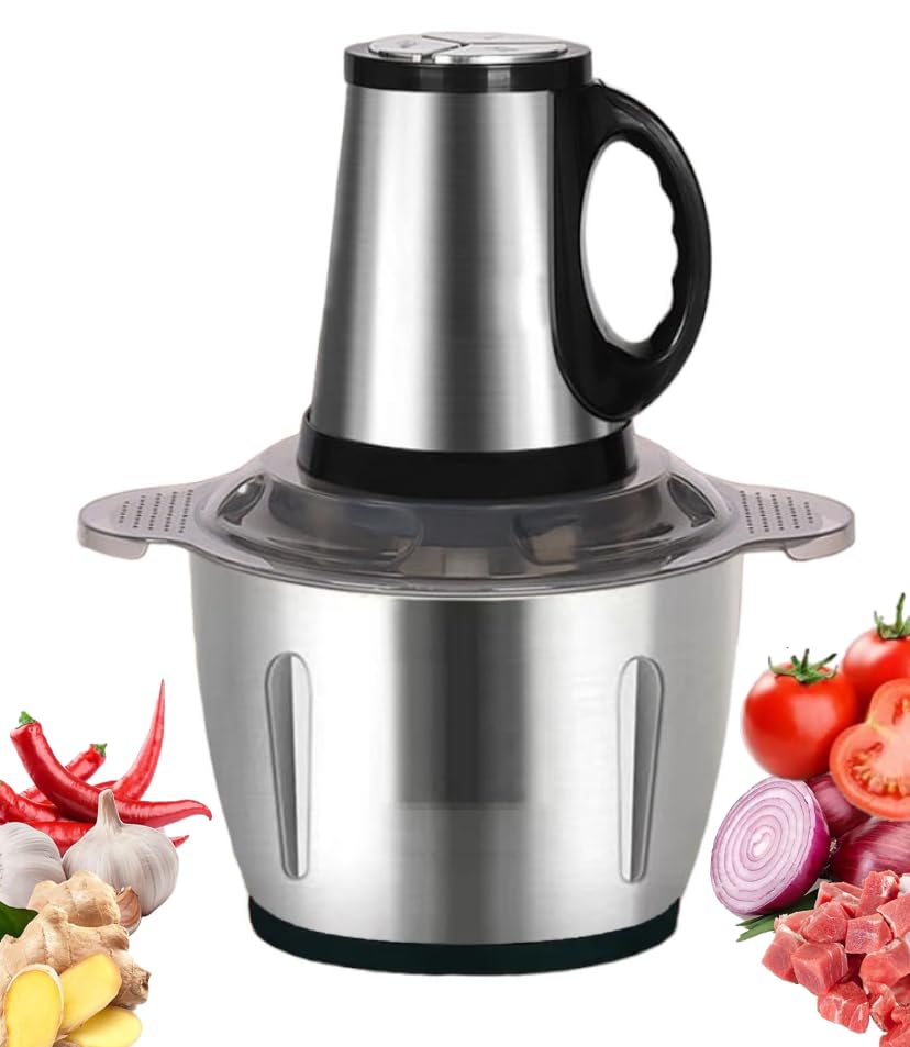 Laxvila Multipurpose Stainless Steel Electric Meat Grinder Food Chopper Kitchen Food Processor Vegetable Cutter Mincer Onion Slicer Fruit Nuts Blender (B0BLMH1YC7) Amazon Price History, Amazon Price Tracker