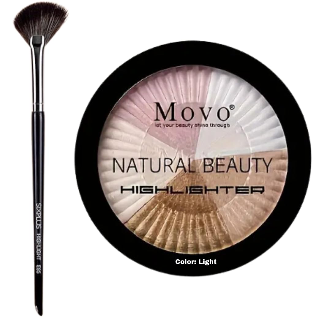Move Highlighter Makeup Palette – Butter Cup Shade with 2-Piece Brush Set, Long-Lasting Glow, Vegan & Cruelty-Free, Professional Face Highlighting Kit Move Highlighter Makeup Palette – Butter Cup Shade with 2-Piece Brush Set, Long-Lasting Glow, Vegan & Cruelty-Free, Professional Face Highlighting Kit