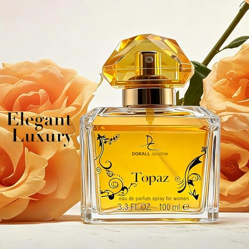 Image of AFLUXE Topaz, Perfume for Women, Long Lasting EDP, Feminine Scent, Delicate Fragrances for Women, Day to Night Wear, 3.4 Fl Oz
