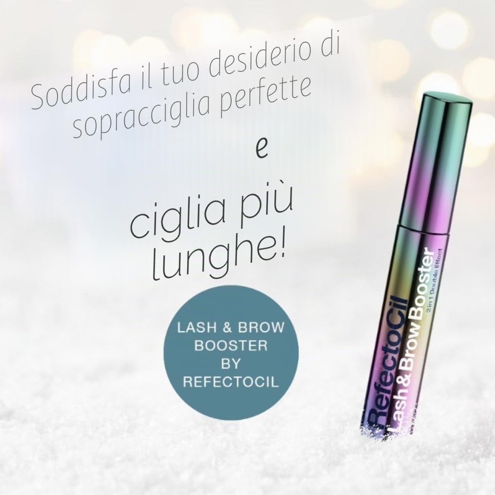 RefectoCil® Lash & Brow Booster - Siero rinforzante per ciglia e sopracciglia con applicatore, 6 ml