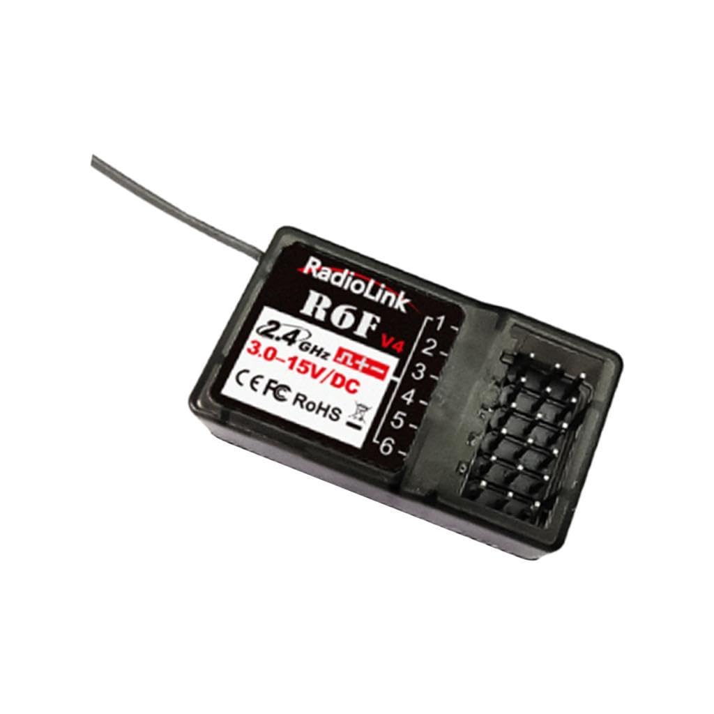 Receptor de 6 Canales 2.4G para Transmisor RC6GS V2/RC4GS V2/RC6GS/RC4GS/RC3S/RC4G/T8FB/ para Barcos RC