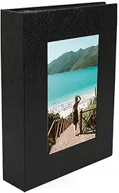 Álbum Fotográfico Capa Dura Preto 200 Fotos 10 x 15