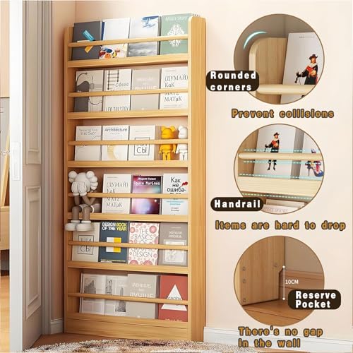 Étagère murale pour livres Nizer bibliothèque au sol compacte - 4