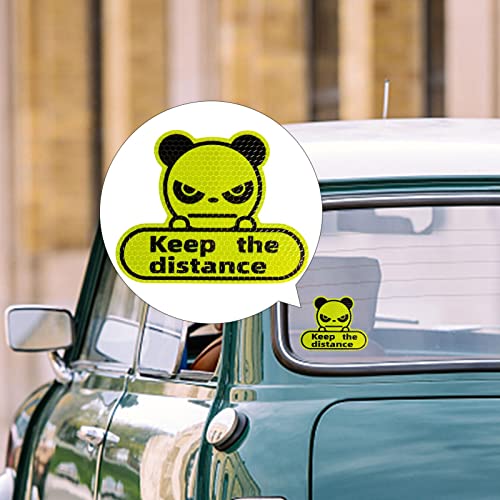 Jatour Keep Distance Strong - Adesivi riflettenti