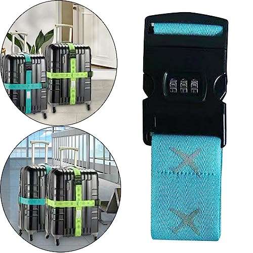 Ronyme Alça de bagagem, cinto de mala, alça de bagagem portátil multiuso, alça cruzada para viagem d