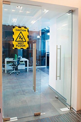 Durable 4944130 Ramka informacyjna Duraframe Security (A4, samoprzylepna z magnetycznym zamknięciem), 2 sztuki, kolor żółto-czarny