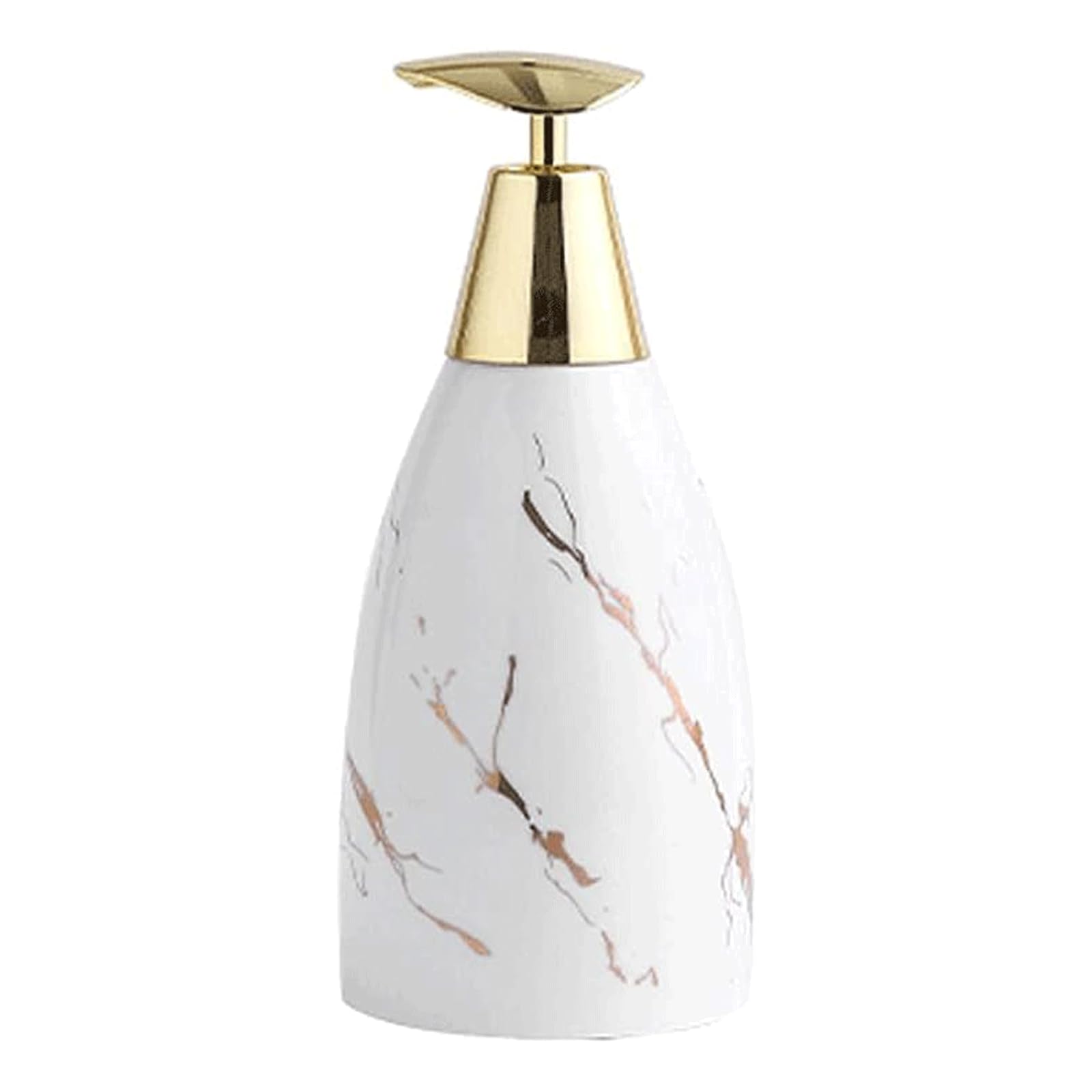 High-end handzeepdispenser 16,5 oz lotiondispensers keramische zeepdispenser met pomp aanrecht vloeistofcontainer