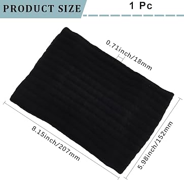 Black Woolen Yarn Pullover Warm Knitted Neck Scarf Soft Wide Wool Scarves Wraps Comfortable Thick Vintage Solid Color Collars for Women Men Winter Fall Dresses Coats Clothing Accessories