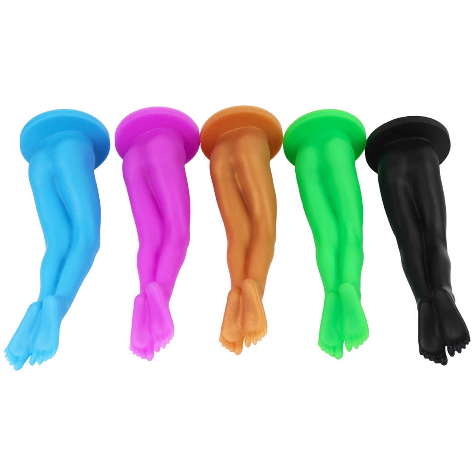 Realistischer Schenkel Dildo mit starkem Saugnapf und Analplug-Fuß - Analsexspielzeug für Männer und Frauen, anale und vaginale Masturbation, Butt Plug, Analdildos Sexspielzeug für Paare (Col