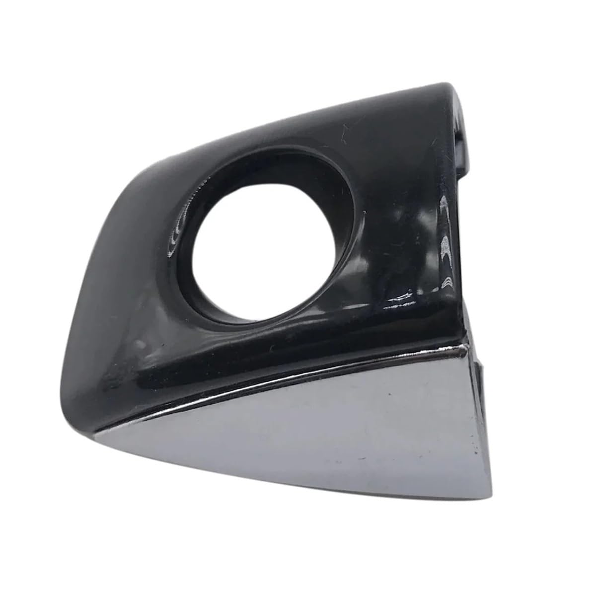 YMYYQW Car Outer Door Handle 4H1 837 879 Car Front Left Black Door Handle Lock Keys Hole Cap for A6 C7 Av&ant S6 A7 C8 A8 S8 RS6 RS7 4H1837879