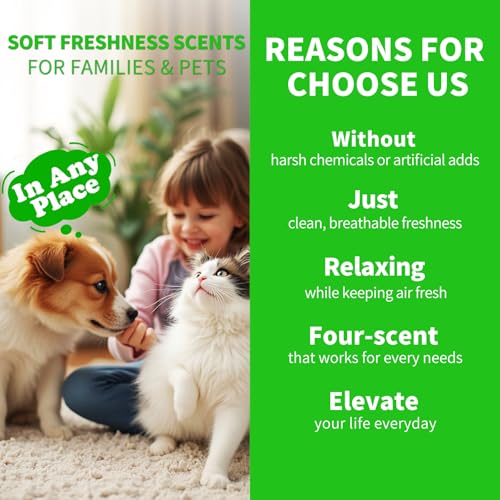 Image of 4 Pack Odor Eliminating Candles Set - Eliminates 95% of Pet, Smoke, Food, and Other Smells Quickly - Air Freshing Scent of Lavender /Orange /Mint /Cotton - 28oz Soy Candles for Home Scented, 200 Hours