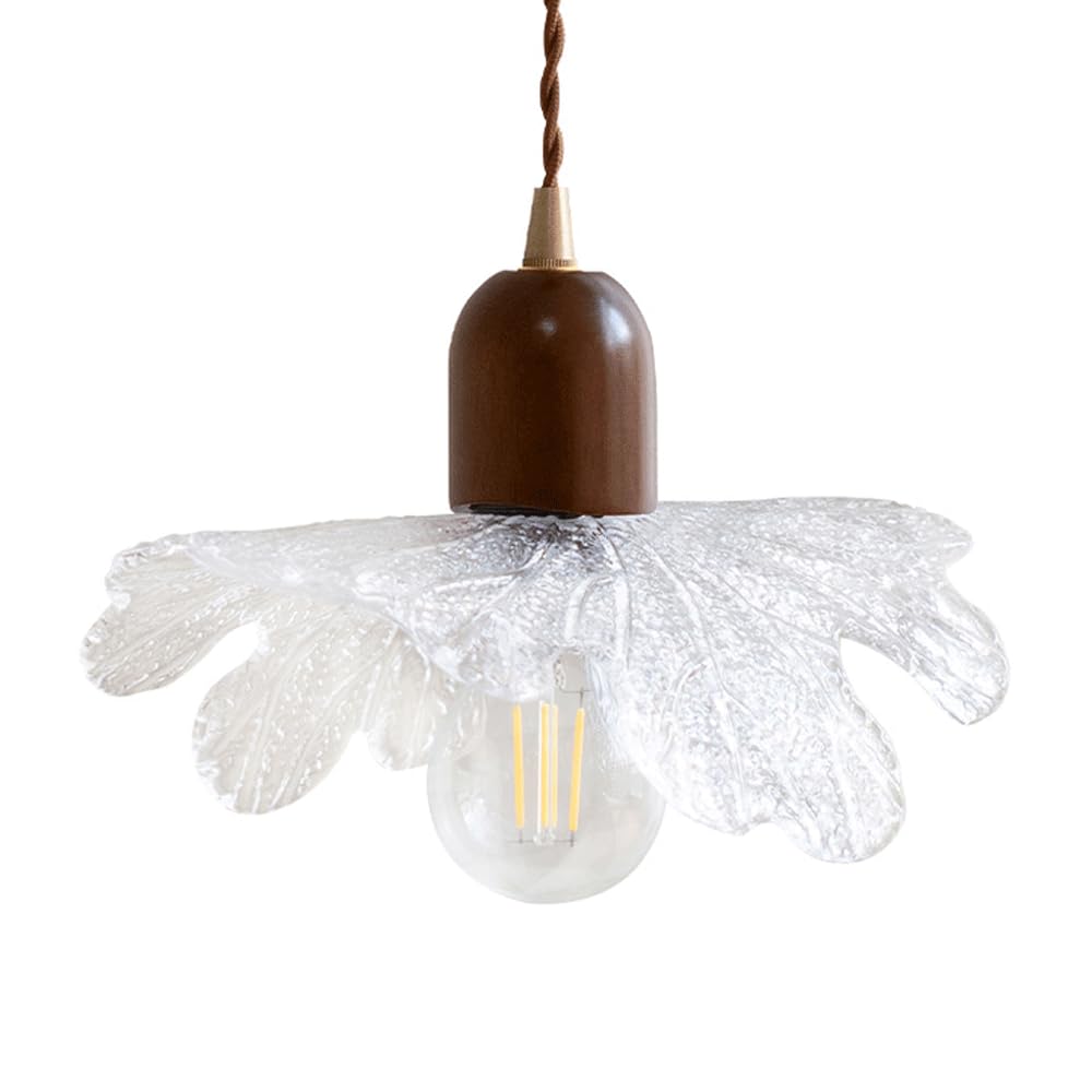 Suspension en verre E27 pour illuminer un salon sombre avec élégance