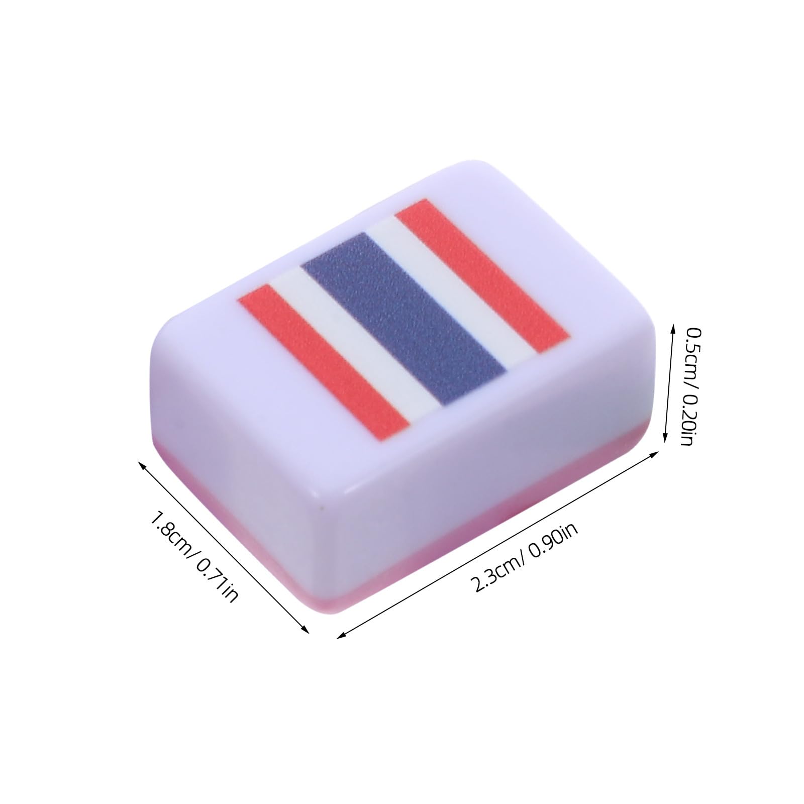 GALPADA 64-elementowa przenośna mini gra Mahjong z flagami narodowymi, płytka Mahjong dla dwóch graczy, rodzinna gra planszowa na stół, na imprezę, podróż, rozrywka
