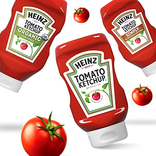Image of Heinz Tomato Ketchup (14oz Bottles, Pack of 8)