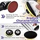 Swpeet 5 Zoll Sanding Discs Pad Assorments Set, 5 Zoll Hook and Loop Backing Pad mit 80 100 120 180 240 400 Grit Sanding Discs und 1/4 Zoll Schaft, Sandpapier Disc Kit für Bohrer Schleifer Rotary
