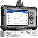 TOPDON ArtiDiag500 OBD2 Scanner, Scan Tool with 6 Reset Service, Code Reader for ABS/SRS/Engine/Trans, FCA AutoAuth, Auto VIN, Battery Test, CANFD, Lifetime Free Update