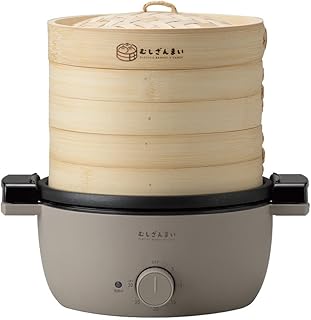 アピックス 電気せいろ蒸し器 むしざんまい AMZ-450GY