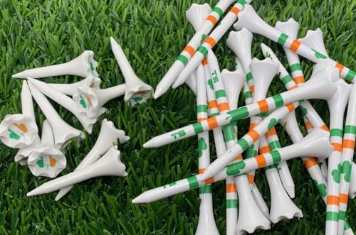TRUESTRIKE 40 Lucky Irish Plastic Golf Tees (3 1/4" & 1½")