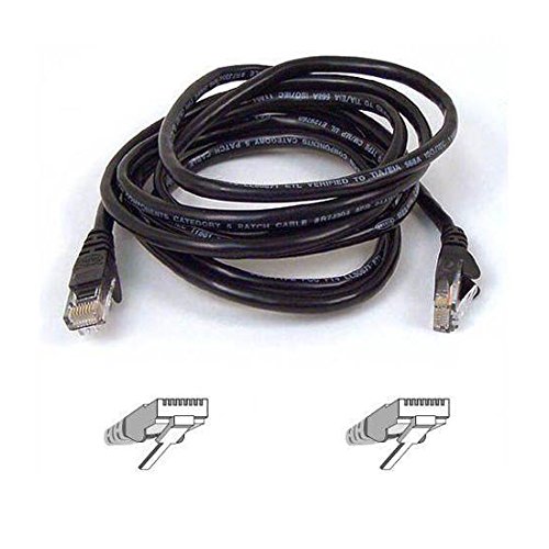 Belkin A3L791-25-Blk Cat-5E Patch Cable (Black, 25 Feet) #TOP1
