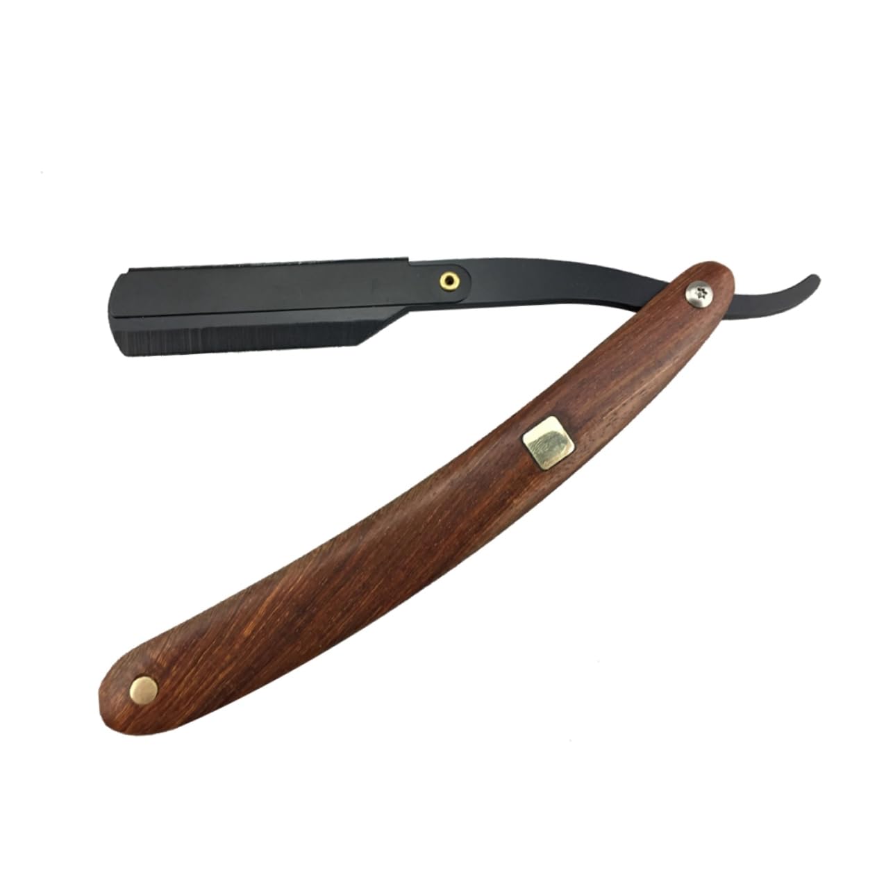 minkissy 3pezzi Rasoio Da Acciaio Con Manico Legno Chic Rasoi Manuali Per Uomini Design Vintage Per e Parrucchiere Senza Lama Facile Da Usare e Portatile