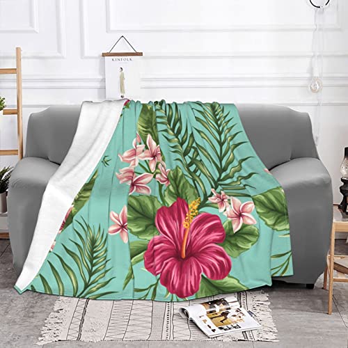 Couverture hawaïenne flanelle douce source de chaleur et réconfort