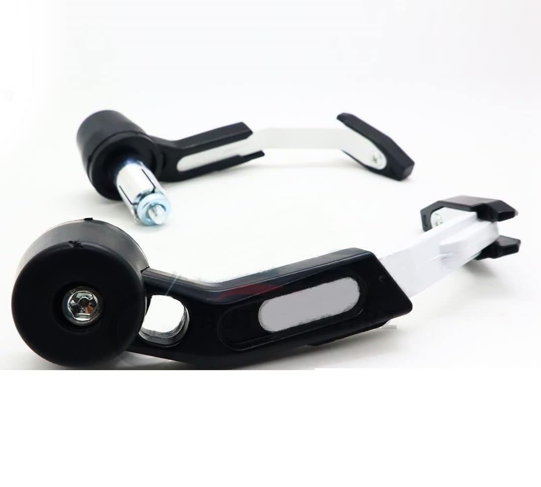 SGTB Universal Motorcycle Bike Clutch Levers Protector Brake Guard Handguard Adjustable Extendable for All Bikes G310 GS RR TVS Raider Ronin Ntorq Apache RR 310 RTR 160 310 200 4v Hness CB350 White-image-15